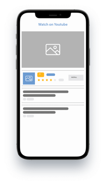 google ads mobile mockup