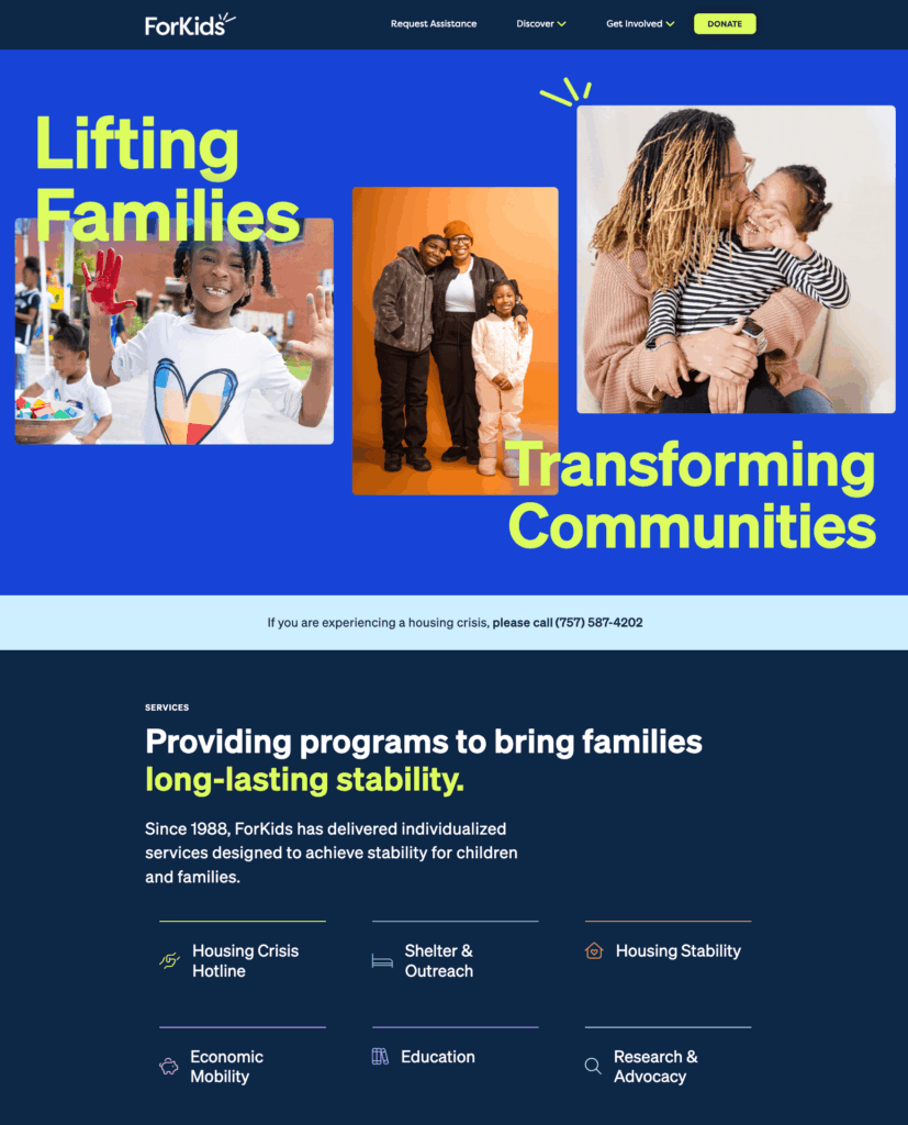 Industries Nonprofits ForKids Desktop